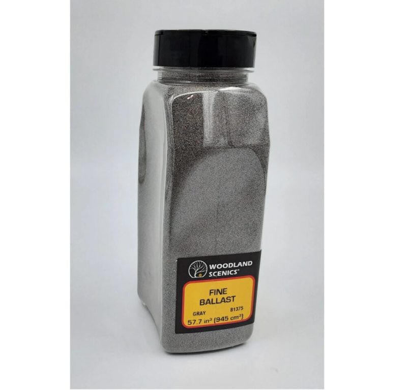 Woodland Scenics Ballast Gray Fine Shaker 1375
